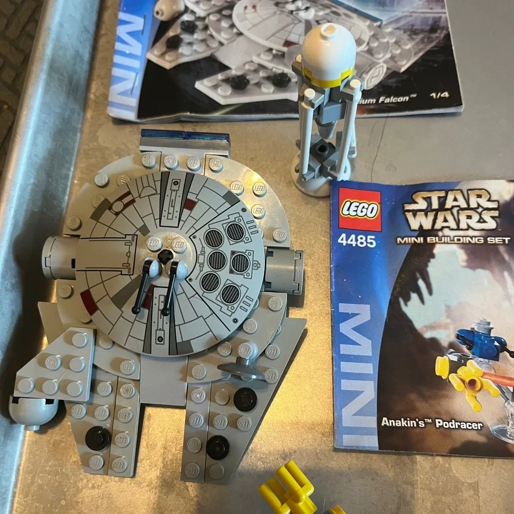 LEGO Mini Star Wars Lot - Millennium Falcon Anakin's & Sebulas's Podracer